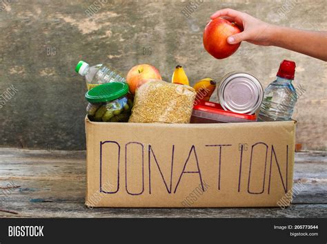 Donation Box Food On Image & Photo (Free Trial) | Bigstock