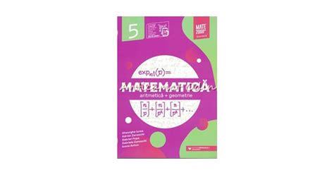 Matematica Clasa A V A Aritmetica Geometrie Traian Cohal Gheorghe