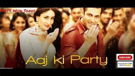 AAJ KI PARTY MERI TARAF SE FULL AUDIO SONG BY MASTI WITH SONGS