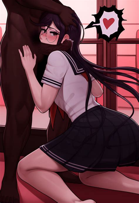 Rule 34 After Sex Ai Generated Cock Worship Danganronpa Dark Skinned Male Fukawa Touko Light