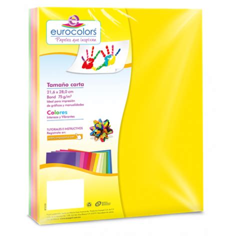 PAPEL CORTADO EUROCOLORS CARTA ARCOIRIS NEON C 100 EUROCOLORS Jamimex