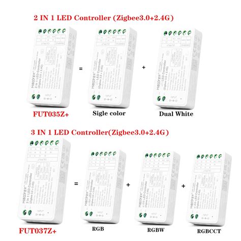 Controlador Led Miboxer Zigbee Dual White Rgb Rgbw Rgbcct Fut Z