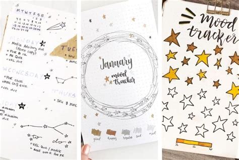 25+ Best Star Theme Bullet Journal Spreads in 2025