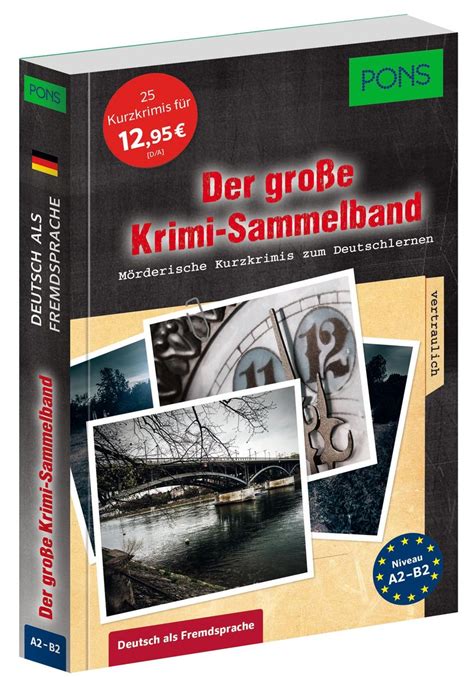 Der Gro E Krimi Sammelband Deutsch Als Fremdsprache F R Anf Nger