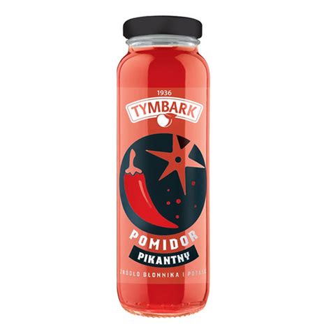 Tymbark Vega Sok świeży pomidor pikantny 250 ml Torimpex Toruń