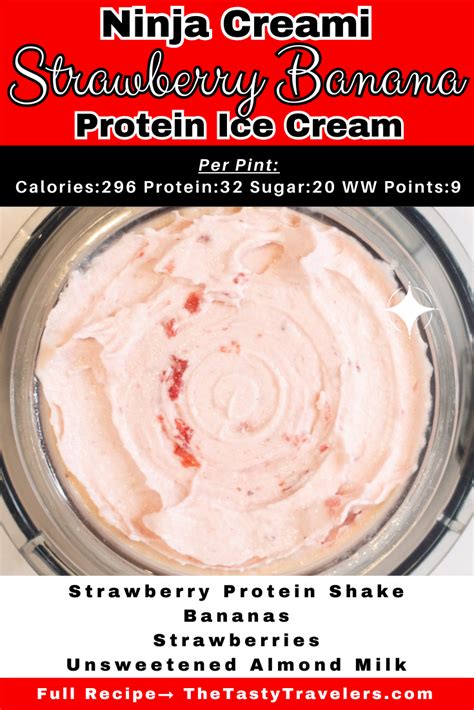 Strawberry Banana Protein Ice Cream Ninja Creami Recipe Artofit