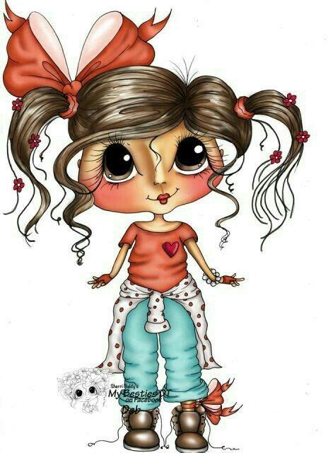 Pin By Valdineia Lourdes On Pintura De Tecidos Digi Stamp Big Eyes