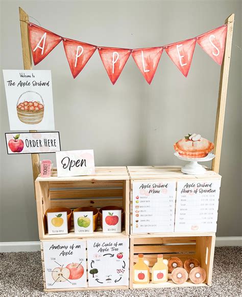 Apple Orchard Dramatic Play Center Digital Download Etsy