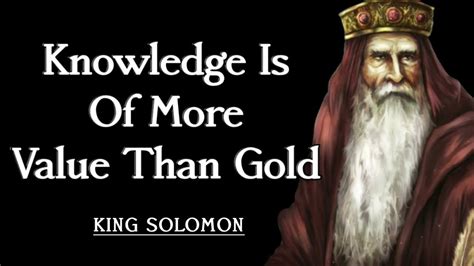 45 Inspirational King Solomon Quotes (WISDOM) The Best Quotes Worth Listening to! - YouTube