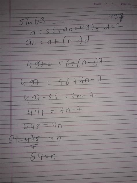 Find The Sum Of Integers Between 50 And 500 Which Are Divisible By 7