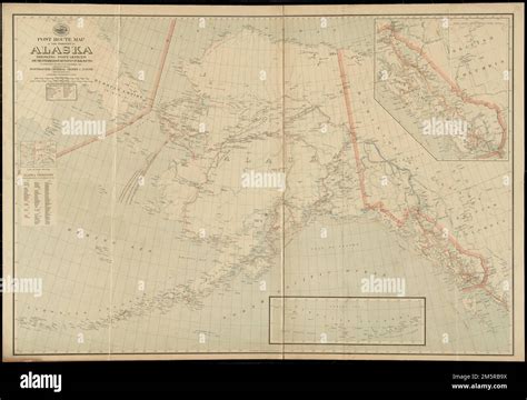 Alexander archipelago map hi-res stock photography and images - Alamy