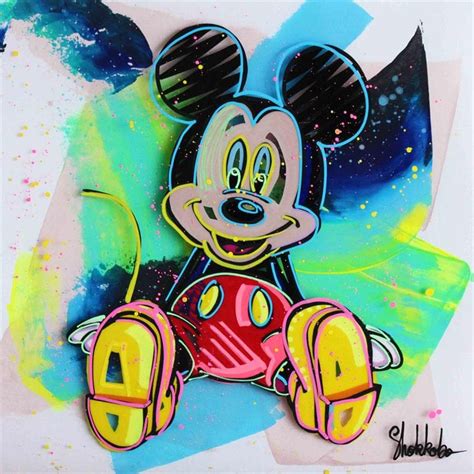 Peinture Mickey Mouse 272c par Shokkobo Carré d artistes