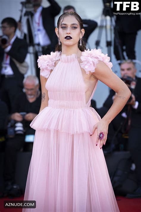 Gaia Gozzi Sexy Seen Flauntig Her Hot Figure At The Venice International Film Festival In Italy