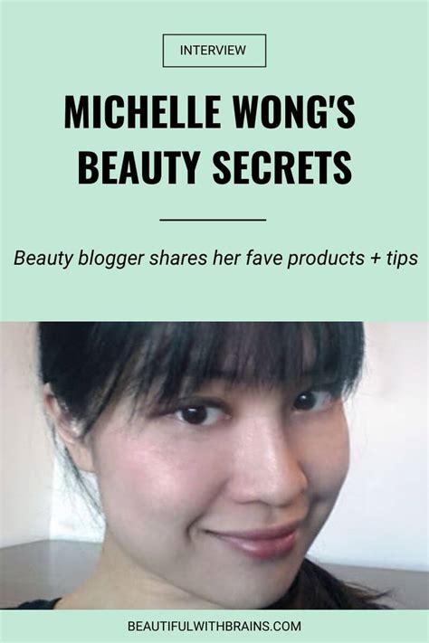 Her Beauty Secrets Interview With Michelle Of Lab Muffin