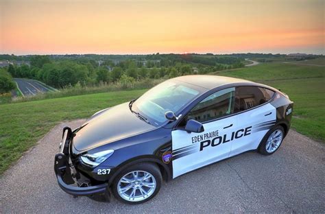 Eden Prairie Police Deploys Tesla Model Y Patrol Car