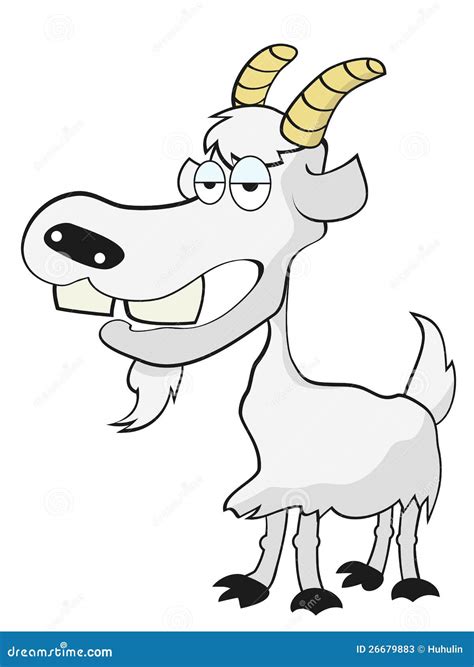 Funny Goat Cartoon Vector CartoonDealer 26679883