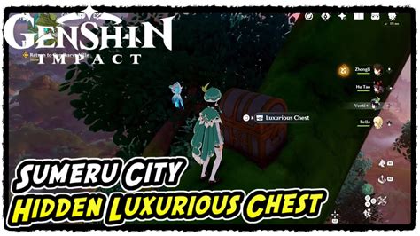 Sumeru City Hidden Luxurious Chest Location Genshin Impact Youtube