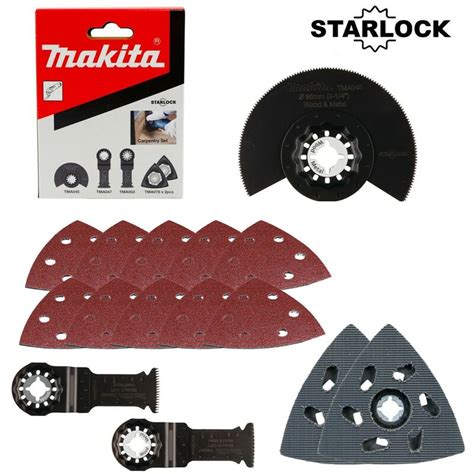 Makita 5 Piece Starlock Carpenty Multitool Oscillating Blades Set