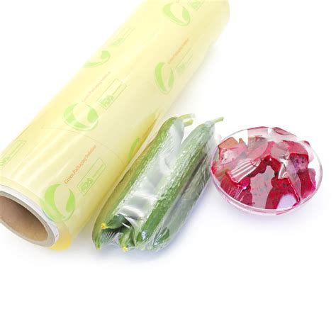 PVC For Refrigerated Foods Household PVC Stretch Cling Film With Color