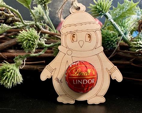 Lindor Christmas Baubles Oak Reindeer Tree Decorations With Chocolate