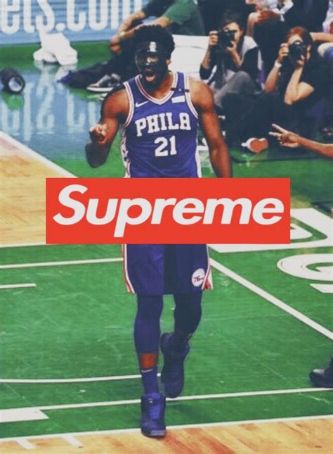 My Lit Wallpaper I Made Supreme Embiid Basketball Is Life Sports