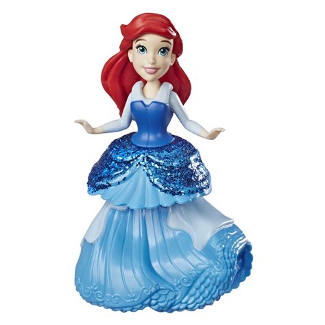 Disney Princess Ariel Doll With Royal Clips Fashion