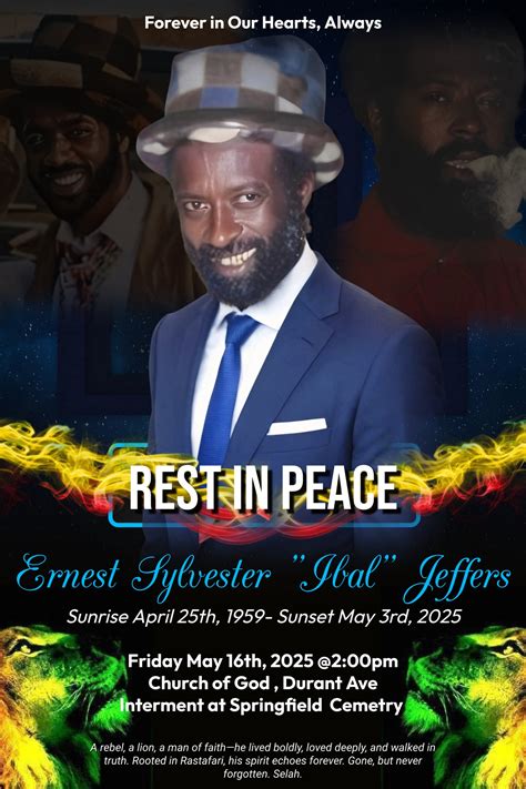 The St. - 📣 FUNERAL NOTICE: A CELEBRATION OF LIFE FOR ERNEST “IBAL