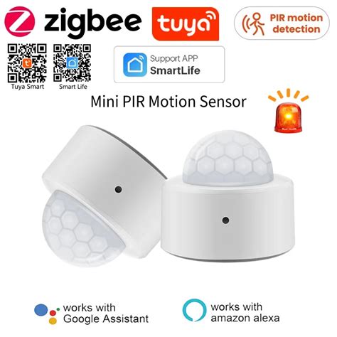 Tuya Casa Inteligente Zigbee Mini Pir Sensor De Movimento Luz