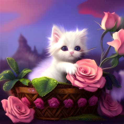 Furry White Fuzzball Ai Generated Artwork Nightcafe Creator