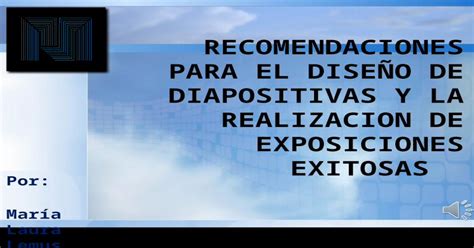 Recomendaciones Para El Diseño De Diapositivas Pptx Powerpoint