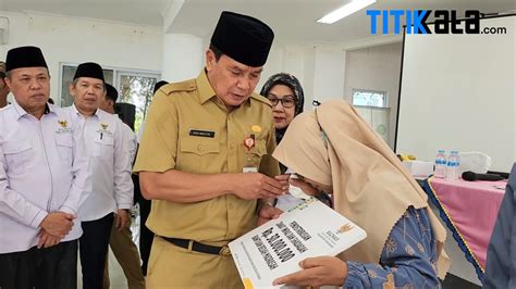 Baznas Kabupaten Tangerang Salurkan Zakat Infak Dan Sedekah Senilai