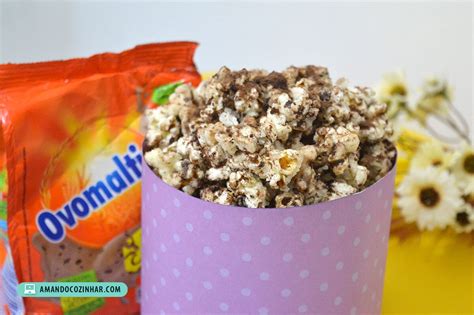 Receitas De Pipoca Doce Nutella Leite Ninho E Ovomaltine Receita