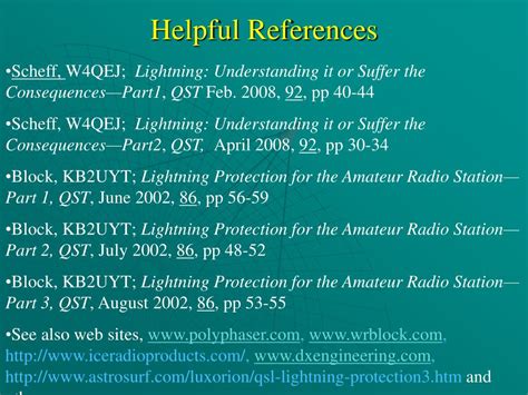 Ppt When Lightning Strikes Grounding For Amateur Radio Stations