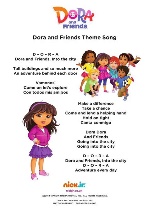 (PDF) Dora and Friends Theme Song - DOKUMEN.TIPS