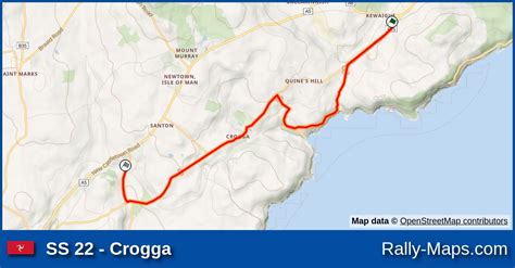 Karte Wp Crogga Manx International Rally Erc Rallyekarte De