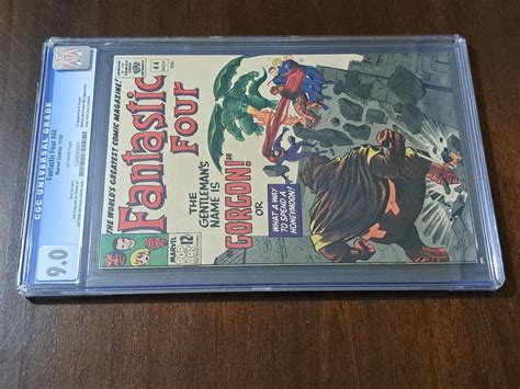 FANTASTIC FOUR 44 CGC 9 0 FIRST APPEARANCE OF GORGON FREE PRIORITY