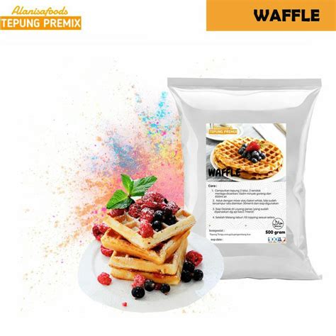 Jual Tepung Premix Waffle Gr Shopee Indonesia