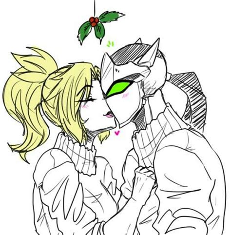 Aww Genji X Mercy Overwatch Genji Overwatch Comic Cute Romance