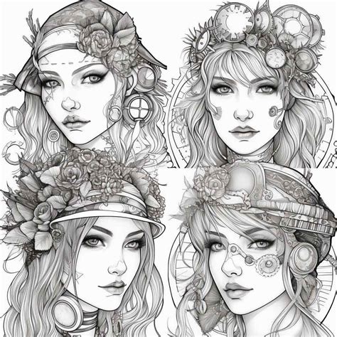 75 Steampunk Fairy Colouring Pages Unleash Your Inner Artist With