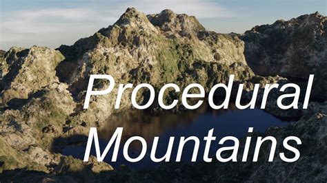 How To Make Procedural Mountains In Blender Geometry Nodes Tutorial