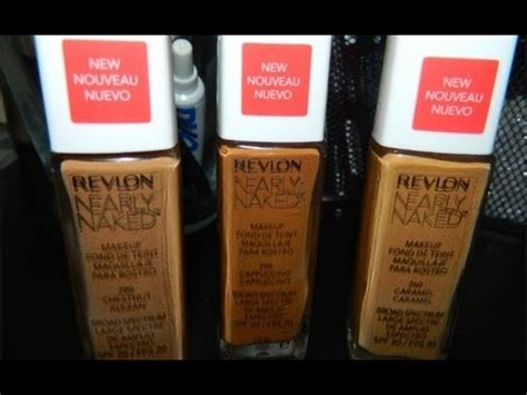 Review Revlon Nearly Naked Foundation YouTube