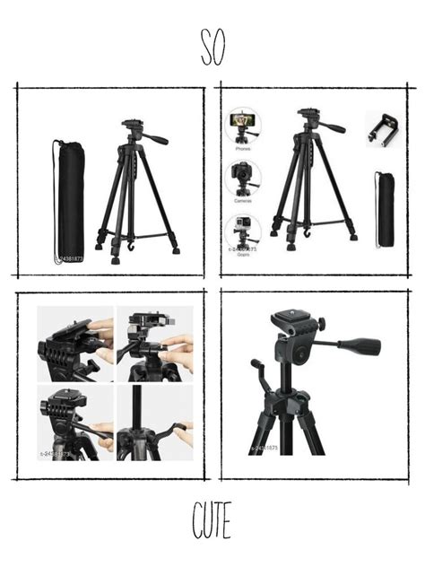 Black Tripod Stand Size 55inches Model Namenumber H3366 At Rs 400