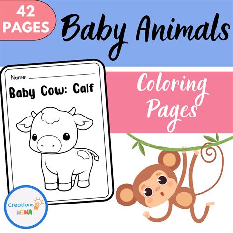 Baby Animals Coloring Pages | Made By Teachers