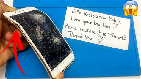 Restore Vivo Y A Cracked Phone Restoring Destroyed Phone Youtube