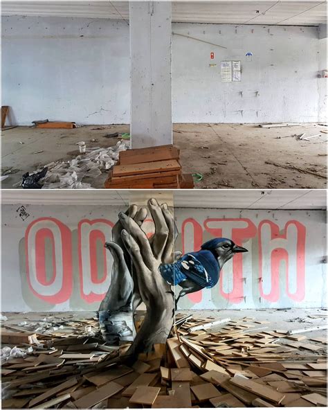 Sergio Odeith Creates Amazing 3d Murals That Jump Off The Walls