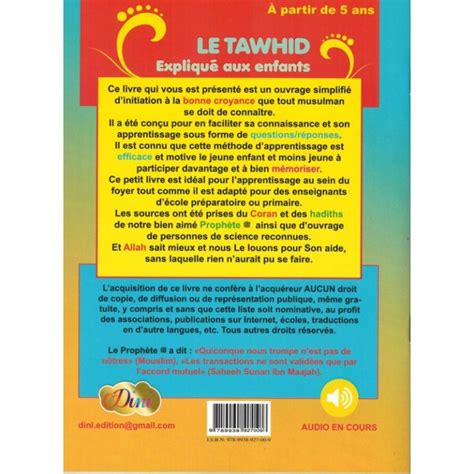 Le Tawhid Expliqu Aux Enfants Questions R Ponses Ar Fr E Maktaba