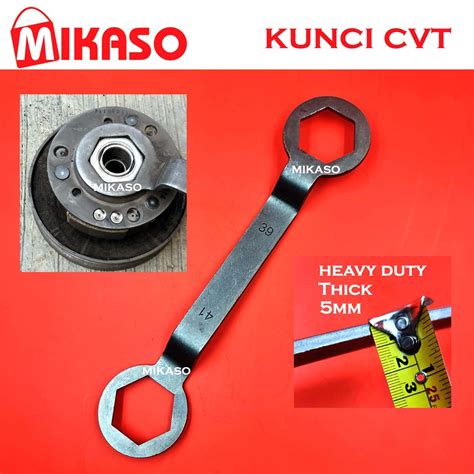 Mikaso Cvt Matic Clutch Lock 39x41 Mm Kunci Cvt Clutch Double Socket