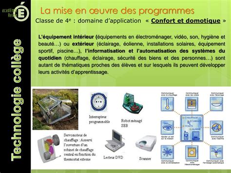 Ppt Les Programmes De Technologie Au Coll Ge Powerpoint Presentation