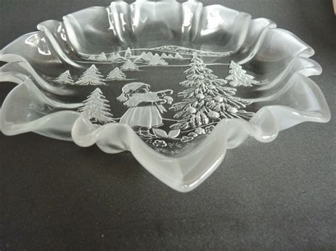 Original Box Walther Glass West Germany Star Plate Dish Etsy