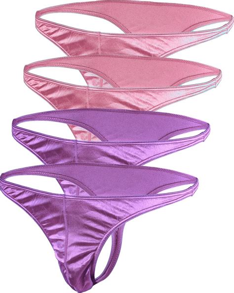 B2body Satin Mens Thongs Underwear Panties Silky Sexy Man G String